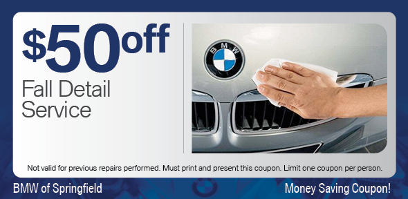 Fall Service Detail | BMW of Springfield